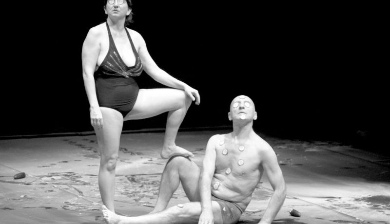 Silvia Gribaudi e Domenico Santonicola in "What age are you acting?", 2014, foto Margherita Mana