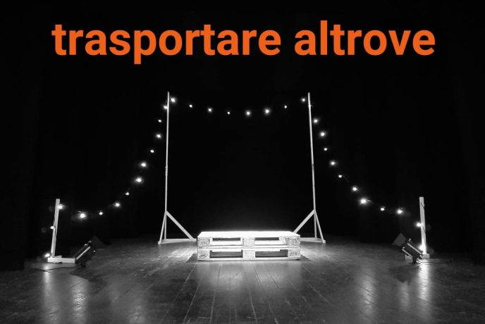 www.novantatrepercento.it n.32 "trasportare altrove", foto di Alessandra Moretti - allestimento dello spettacolo Tomorrow's Parties, Lucca 2022