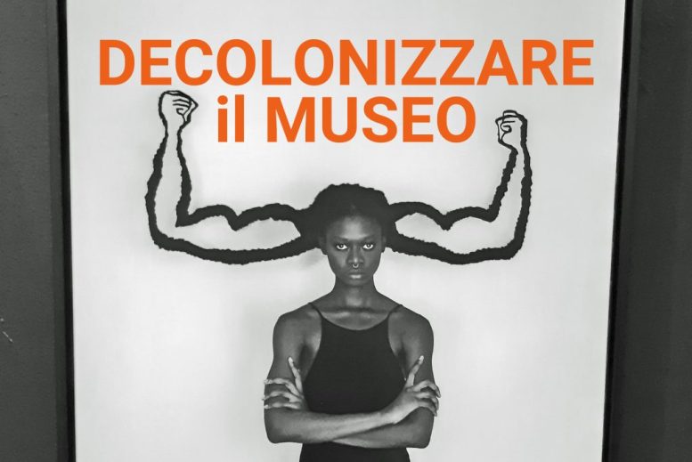 www.novantatrepercento.it n.35 "decolonizzare il museo", in foto: l'opera dell'artista, attivista Laetitia Ky “Pow'hair (instead of power)”