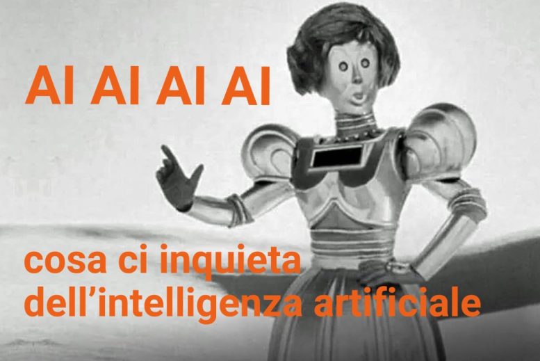 www.novantatrepercento.it n.38 "AI AI AI AI – cosa ci inquieta dl''intelligenza artificiale", in foto: Dot Matrix, personaggio del film "Space Balls"