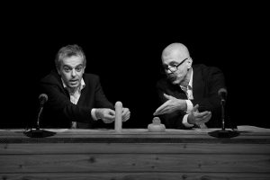 "Trattato di economia" di-con A. Cosentino e R. Castello. Foto di Ilaria Scarpa